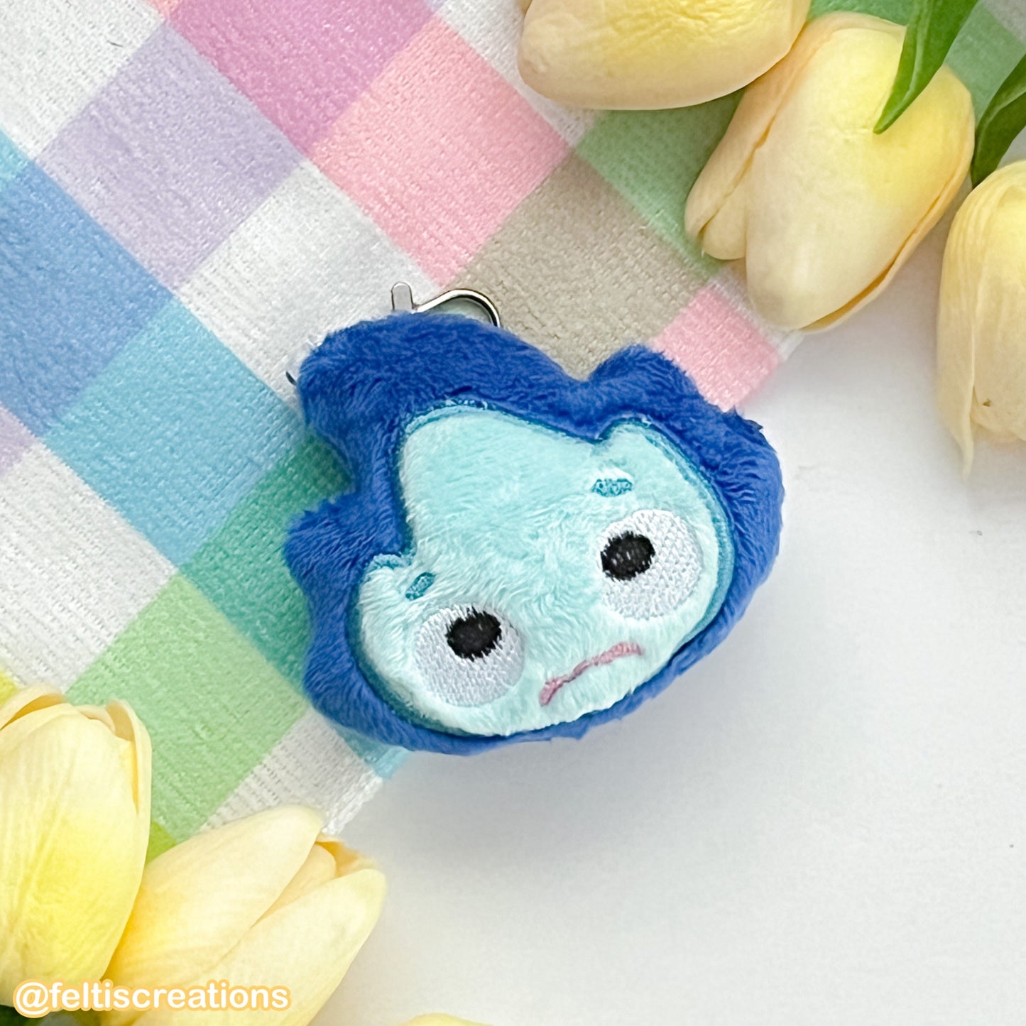 Magical Flame Plush Keychain