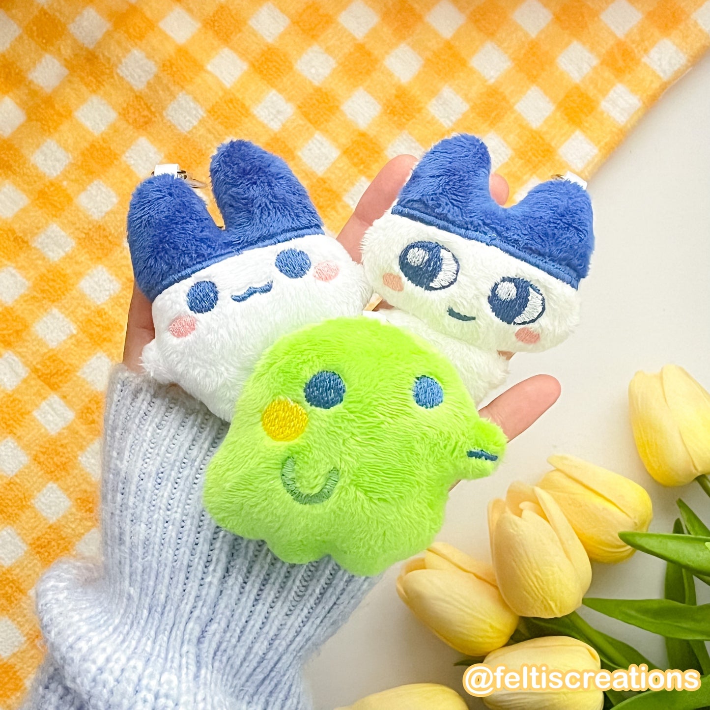 Tama-Babies Plush Keychain