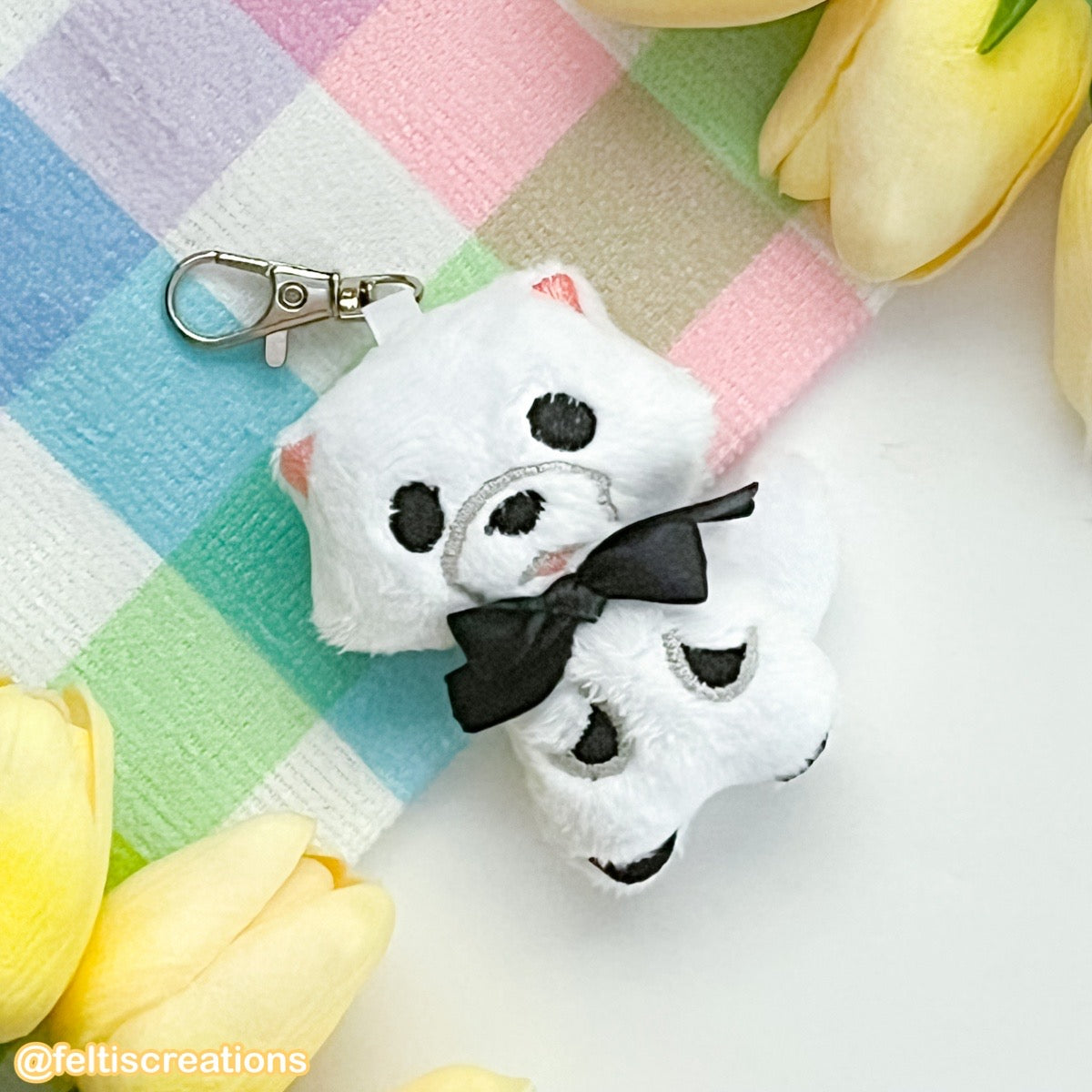 Spy Puppy Plush Keychain
