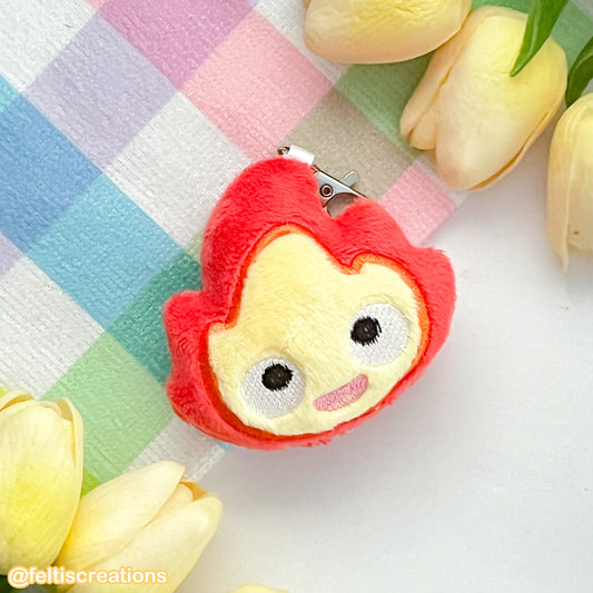 Magical Flame Plush Keychain