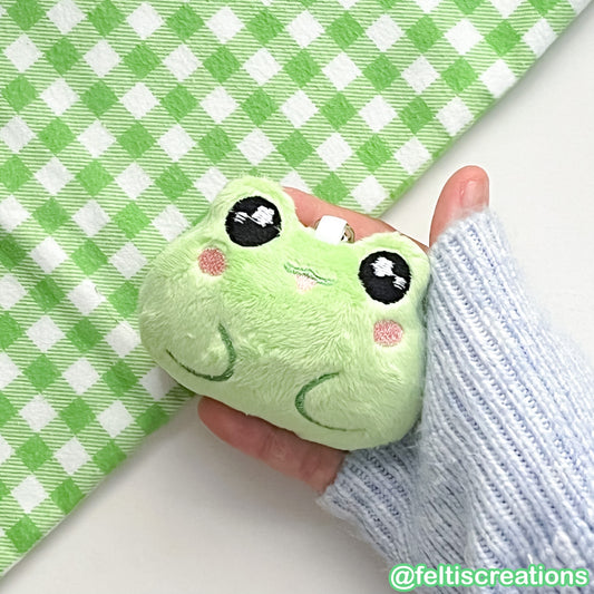 Leaf the Frog Plush Keychain