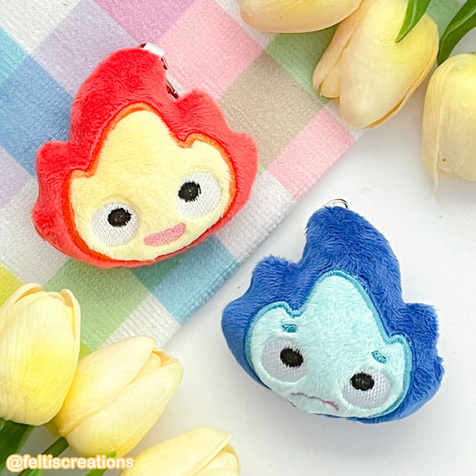 Magical Flame Plush Keychain