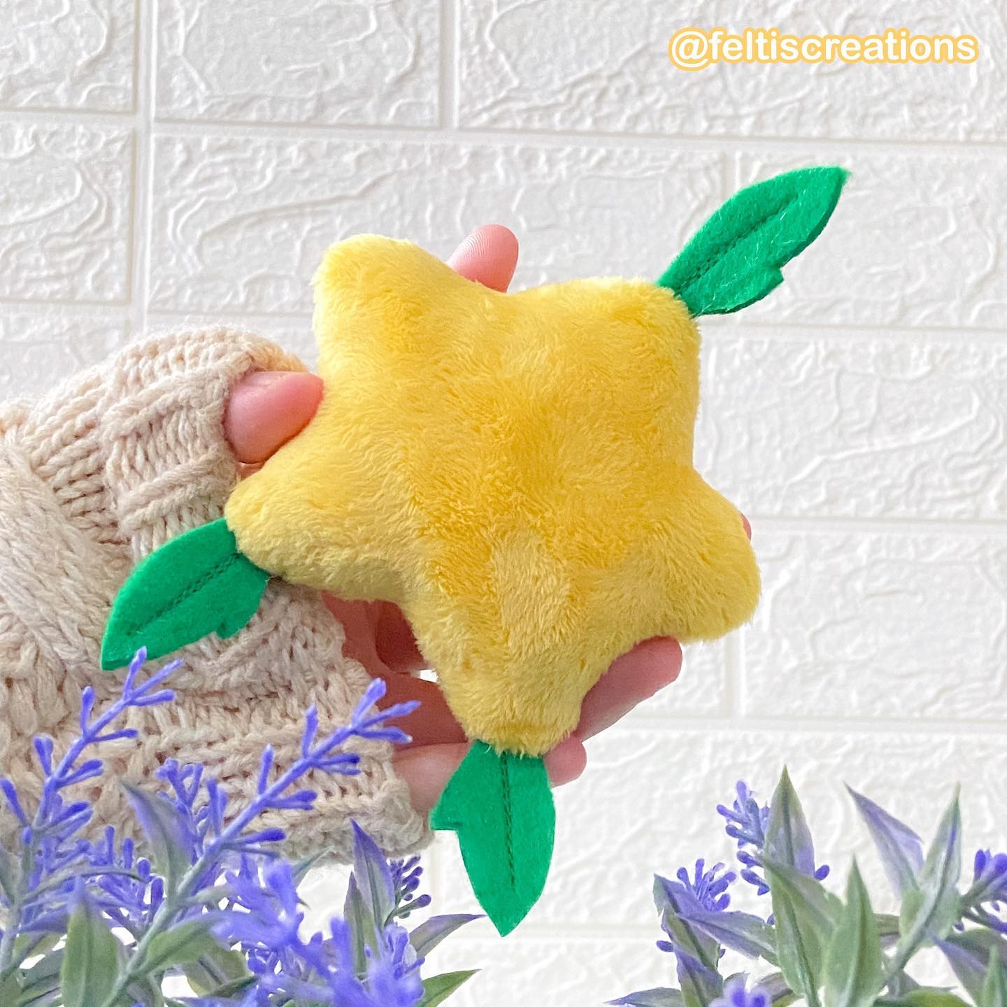 Paopu Fruit + Sea-Salt Ice Cream Plush Keychain