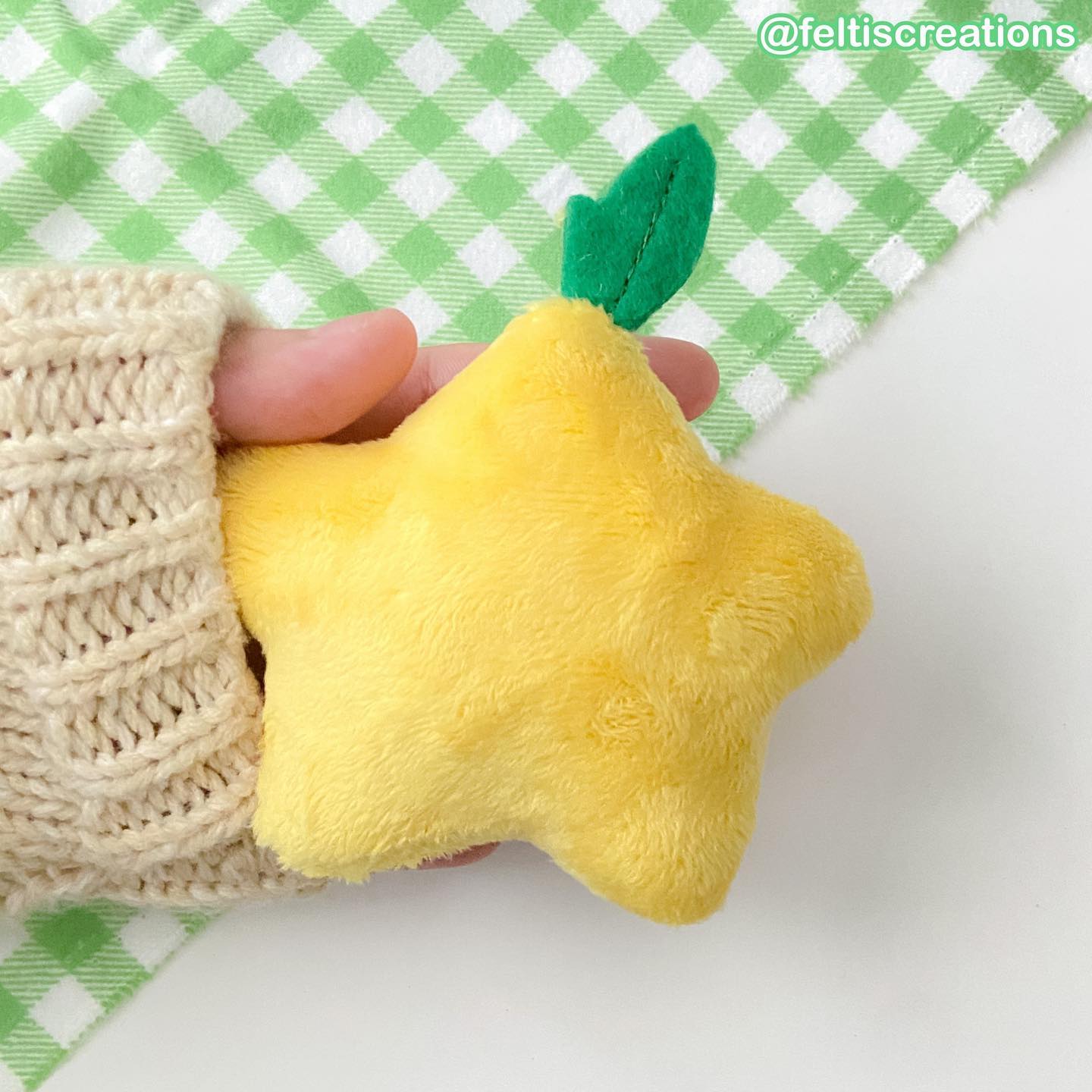 Paopu Fruit + Sea-Salt Ice Cream Plush Keychain