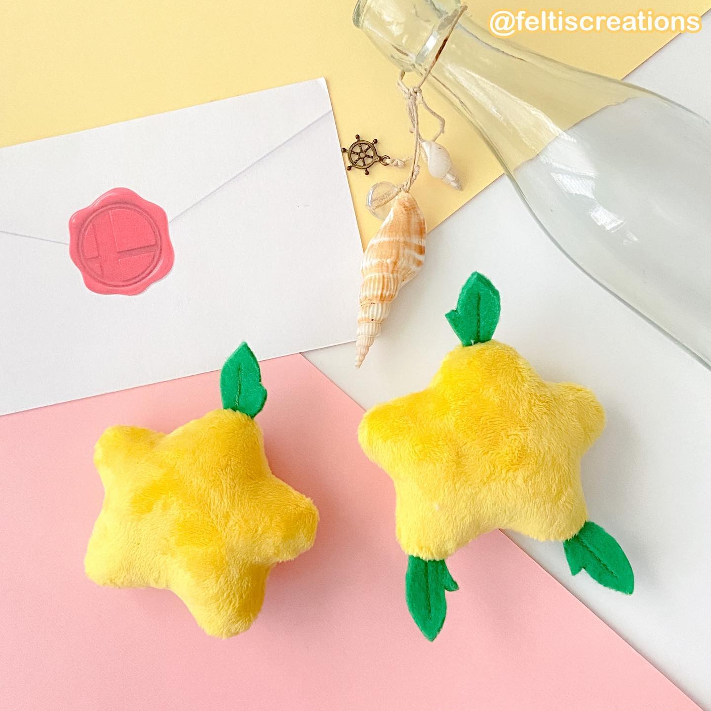 Paopu Fruit + Sea-Salt Ice Cream Plush Keychain