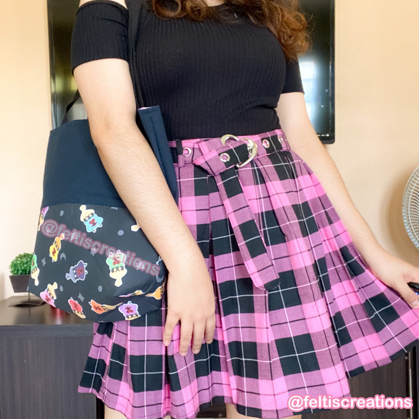 Colorful Heartless Tote Bag