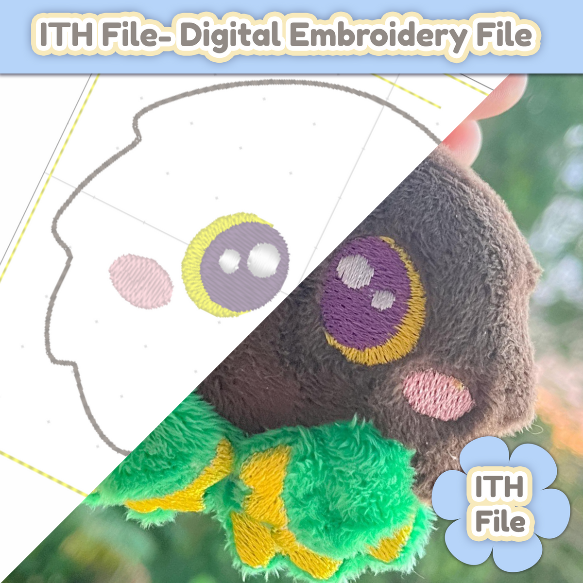 Kuriboh - EMBROIDERY FILE - 4x4