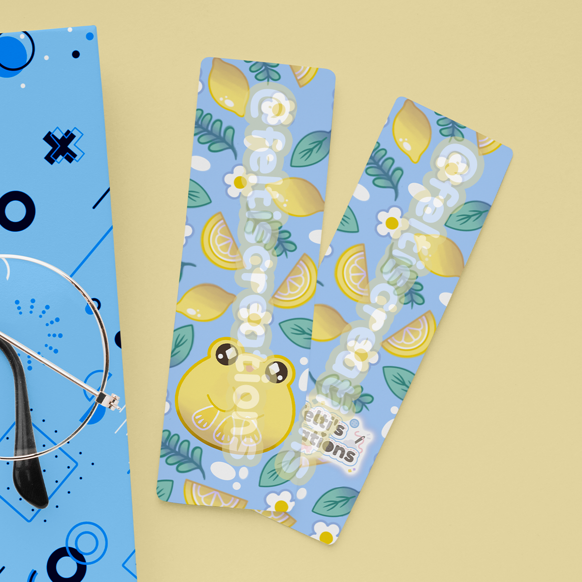 Lemon Frog Bookmark
