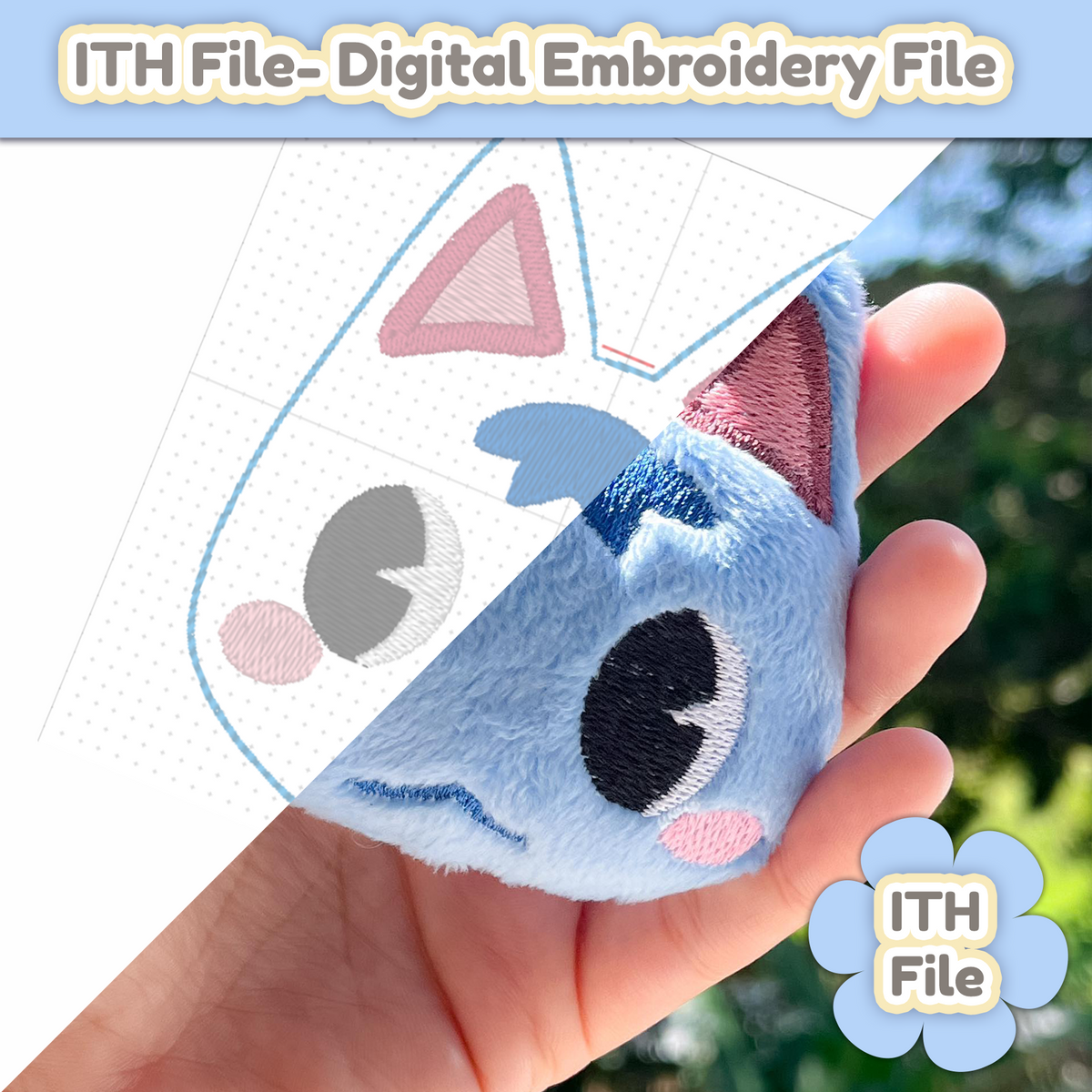 Rosie ITH - EMBROIDERY FILE - 4x4