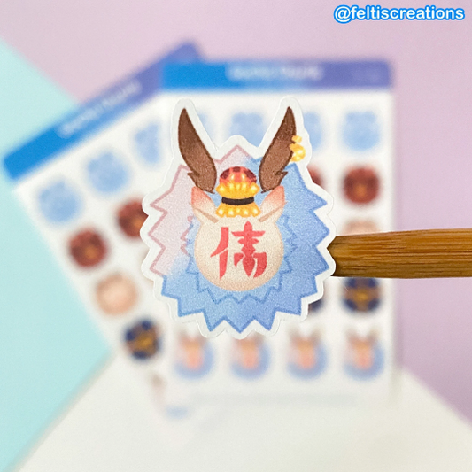Gacha Churls Sticker Sheet
