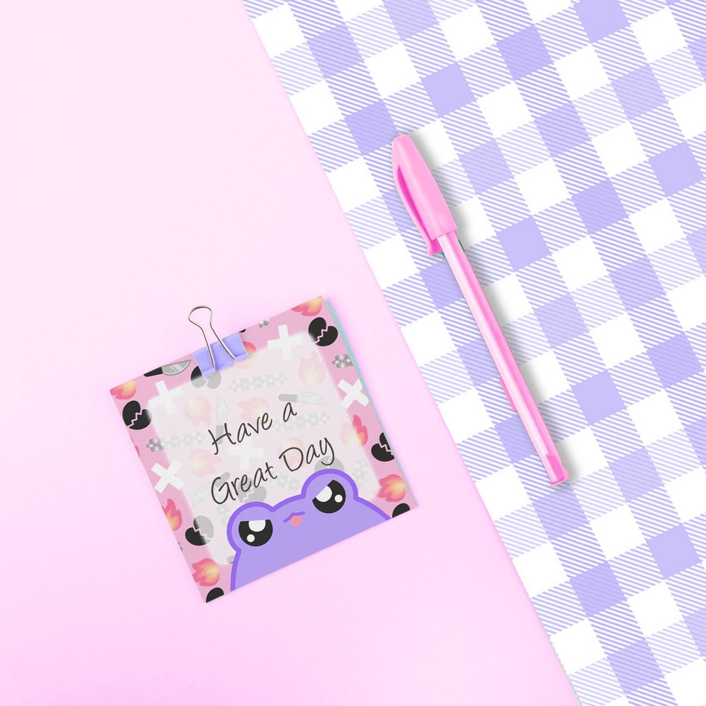 Knife Frog Sticky Notes