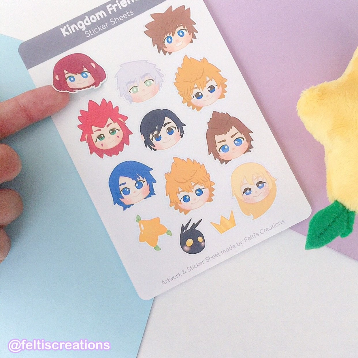 Destiny Friends Sticker Sheets