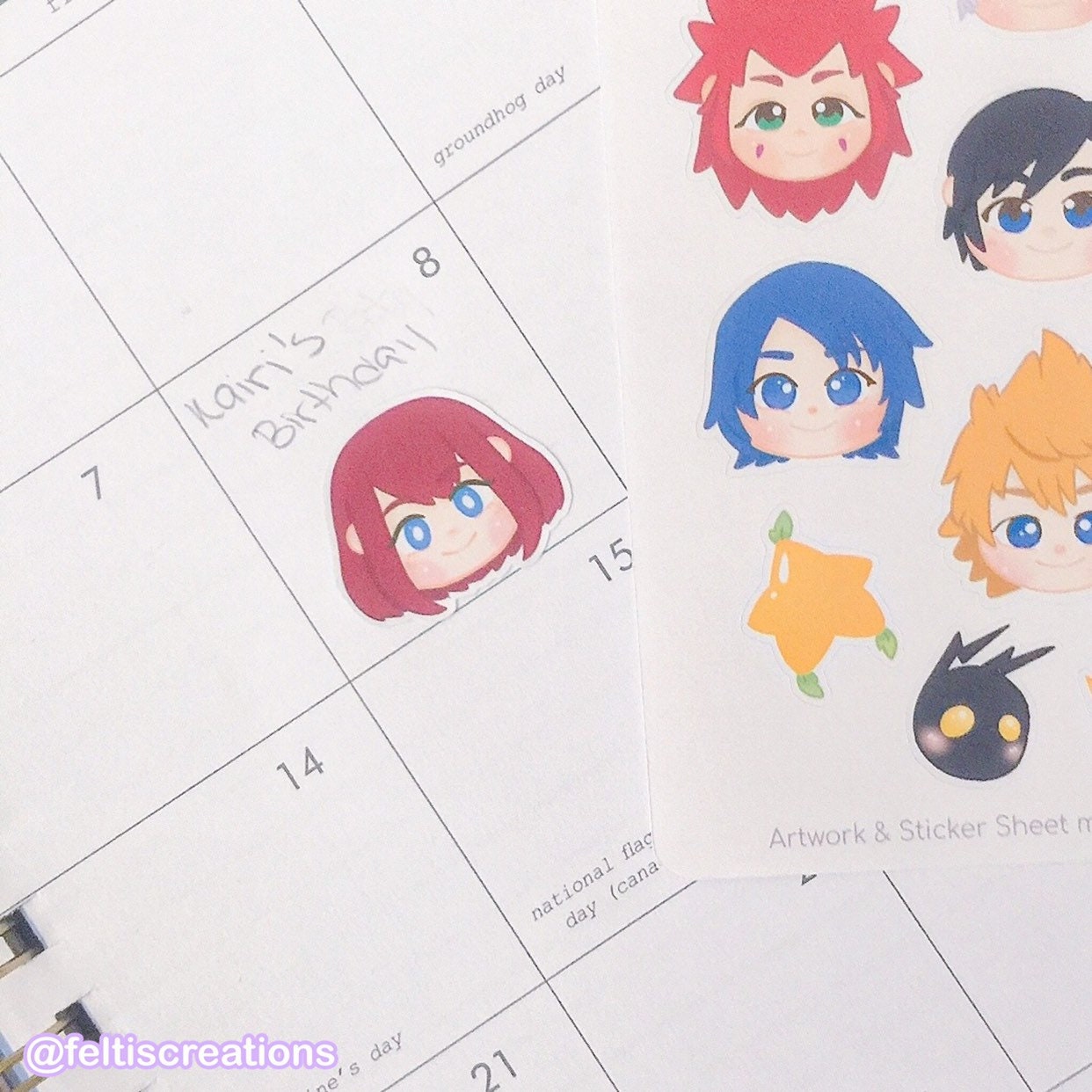 Destiny Friends Sticker Sheets
