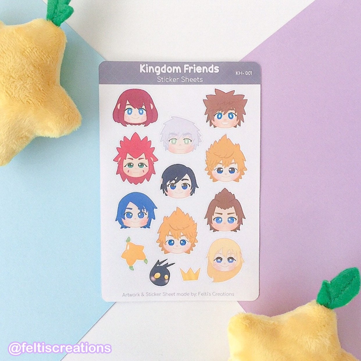 Destiny Friends Sticker Sheets