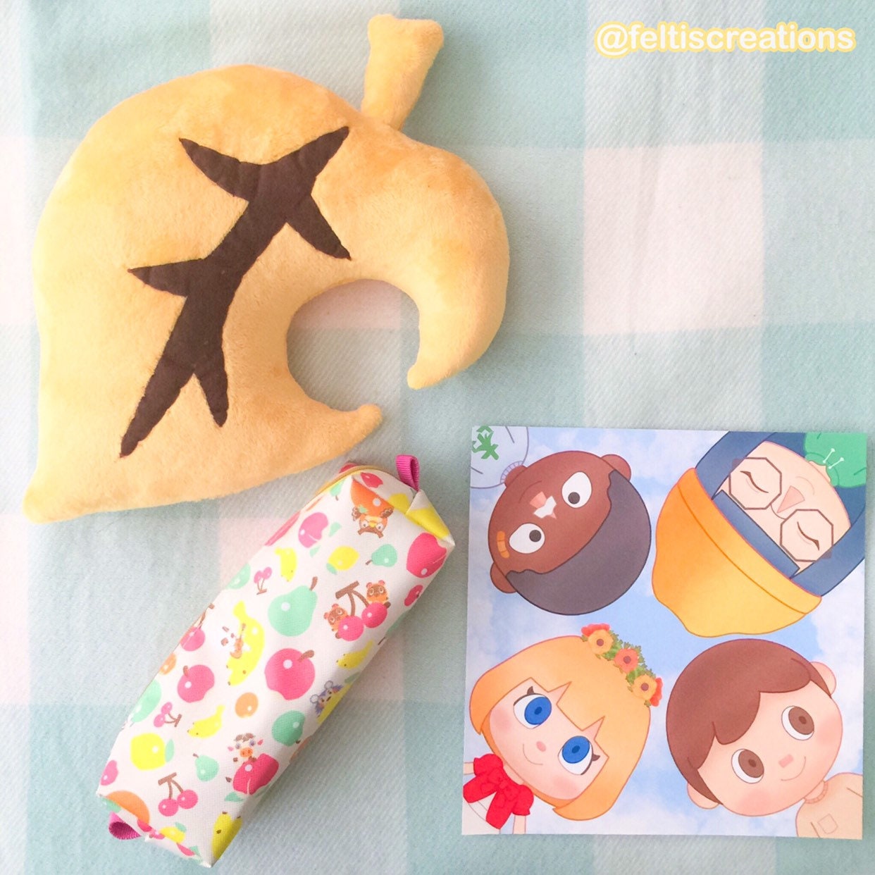 ACNH - Pastel Leaf Plush Collection