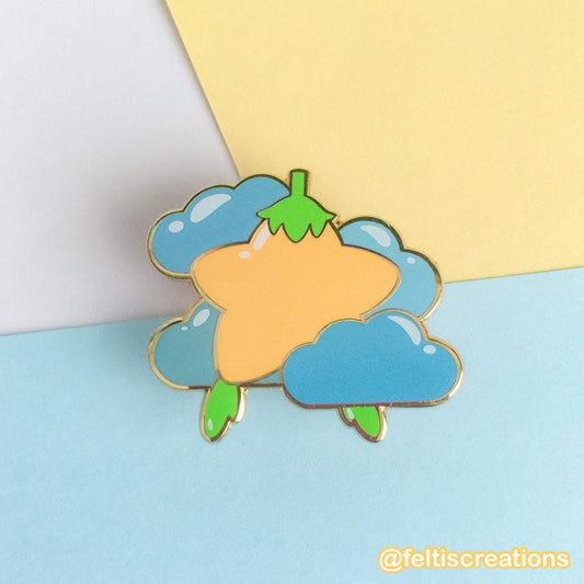KHs Motif Inspired Enamel Pins: Paopu Fruit, Sea-Salt Ice Cream, Wayfinder