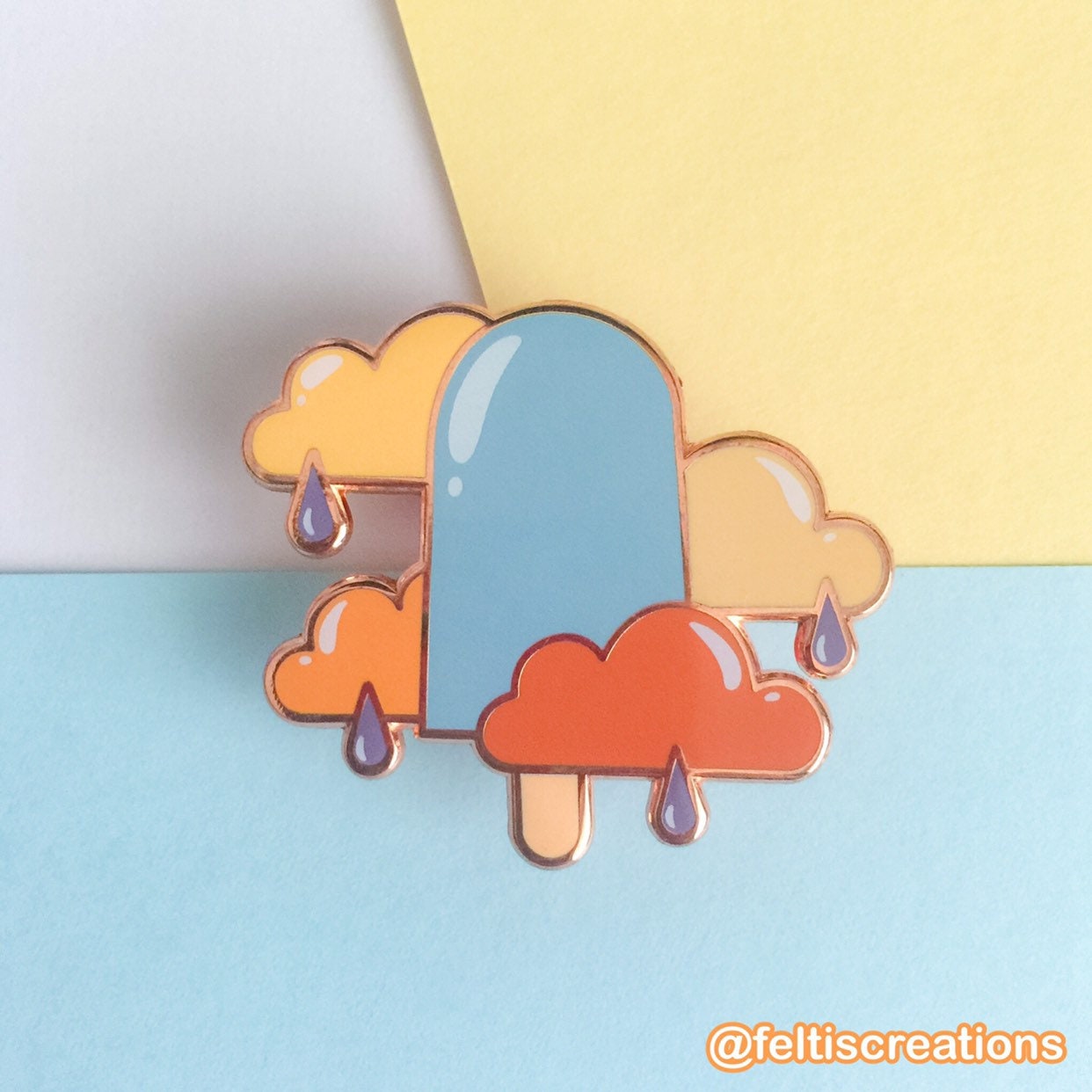 KHs Motif Inspired Enamel Pins: Paopu Fruit, Sea-Salt Ice Cream, Wayfinder