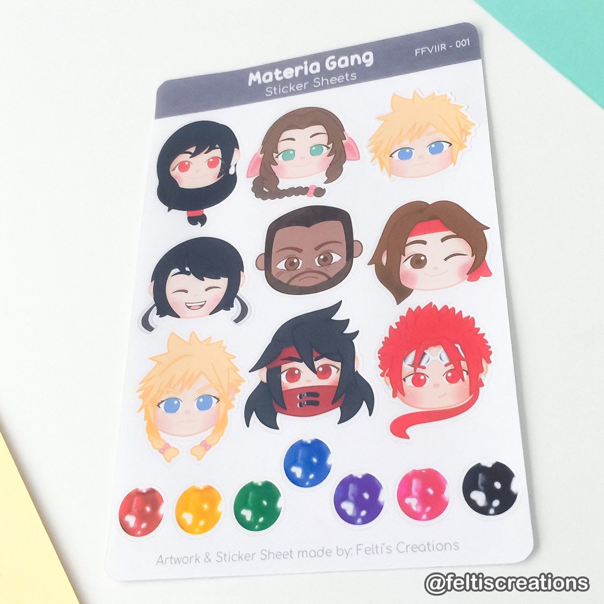 FFVIR - Materia Gang Sticker Sheet
