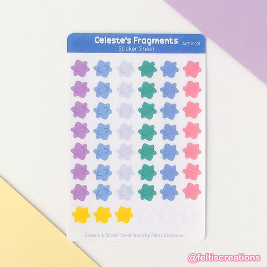 Celeste's Star Fragments Sticker Sheet - Horoscope 1
