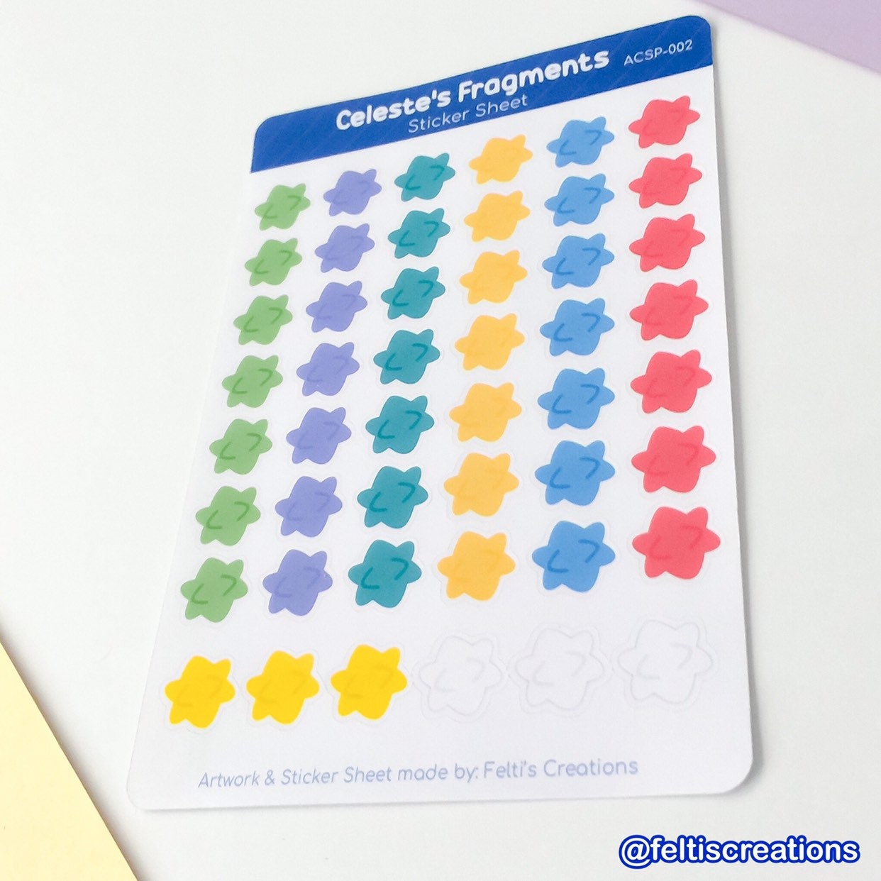 Celeste's Star Fragments Sticker Sheet - Horoscope 2
