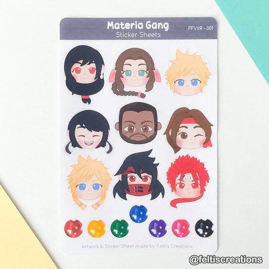 FFVIR - Materia Gang Sticker Sheet