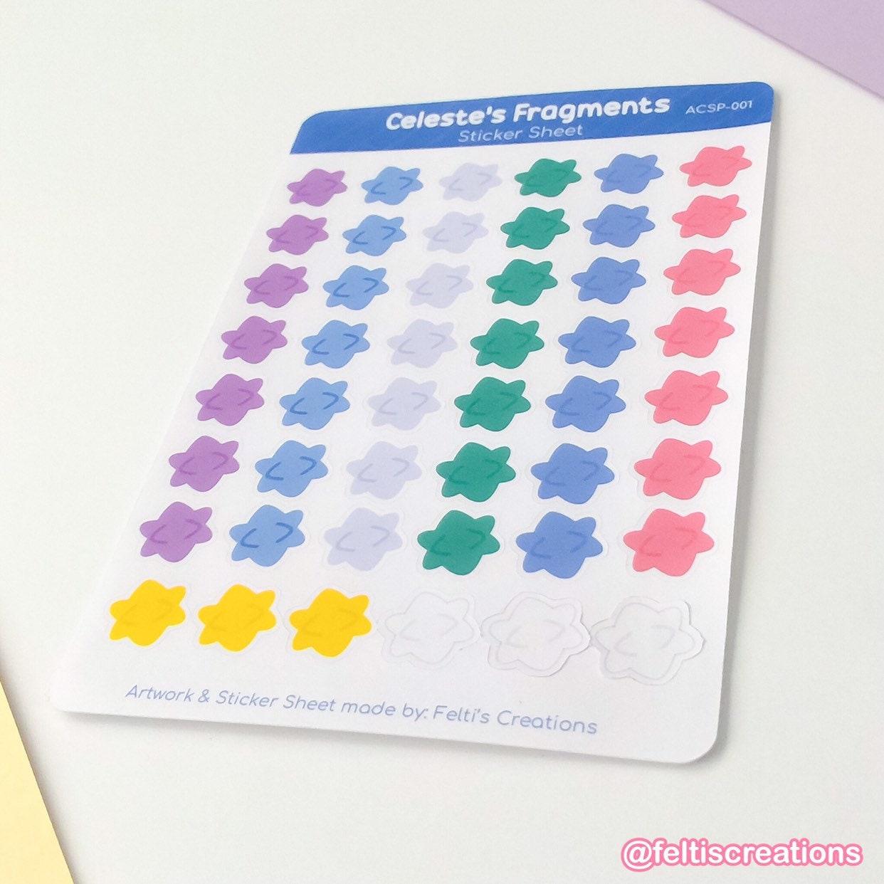 Celeste's Star Fragments Sticker Sheet - Horoscope 1