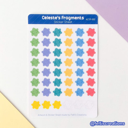 Celeste's Star Fragments Sticker Sheet - Horoscope 2