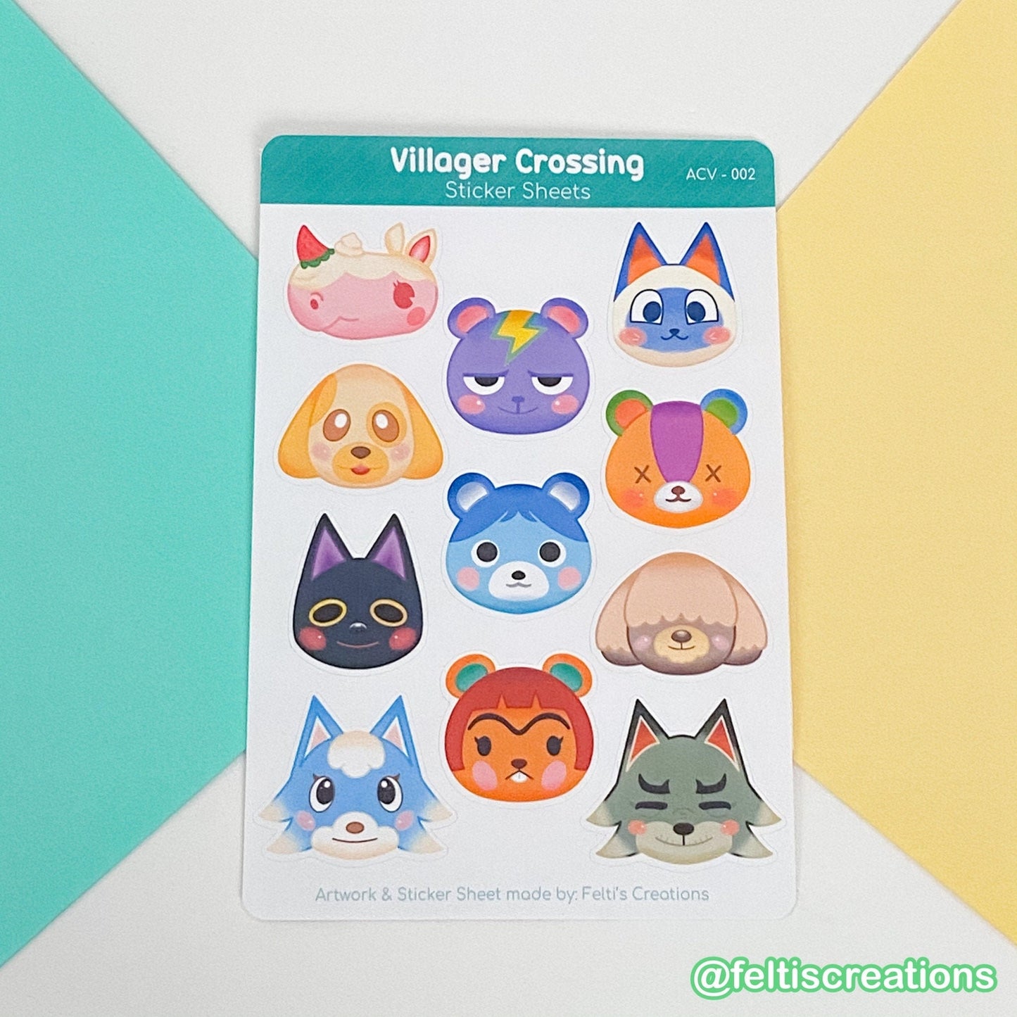 Villager Crossing Sticker Sheet 2