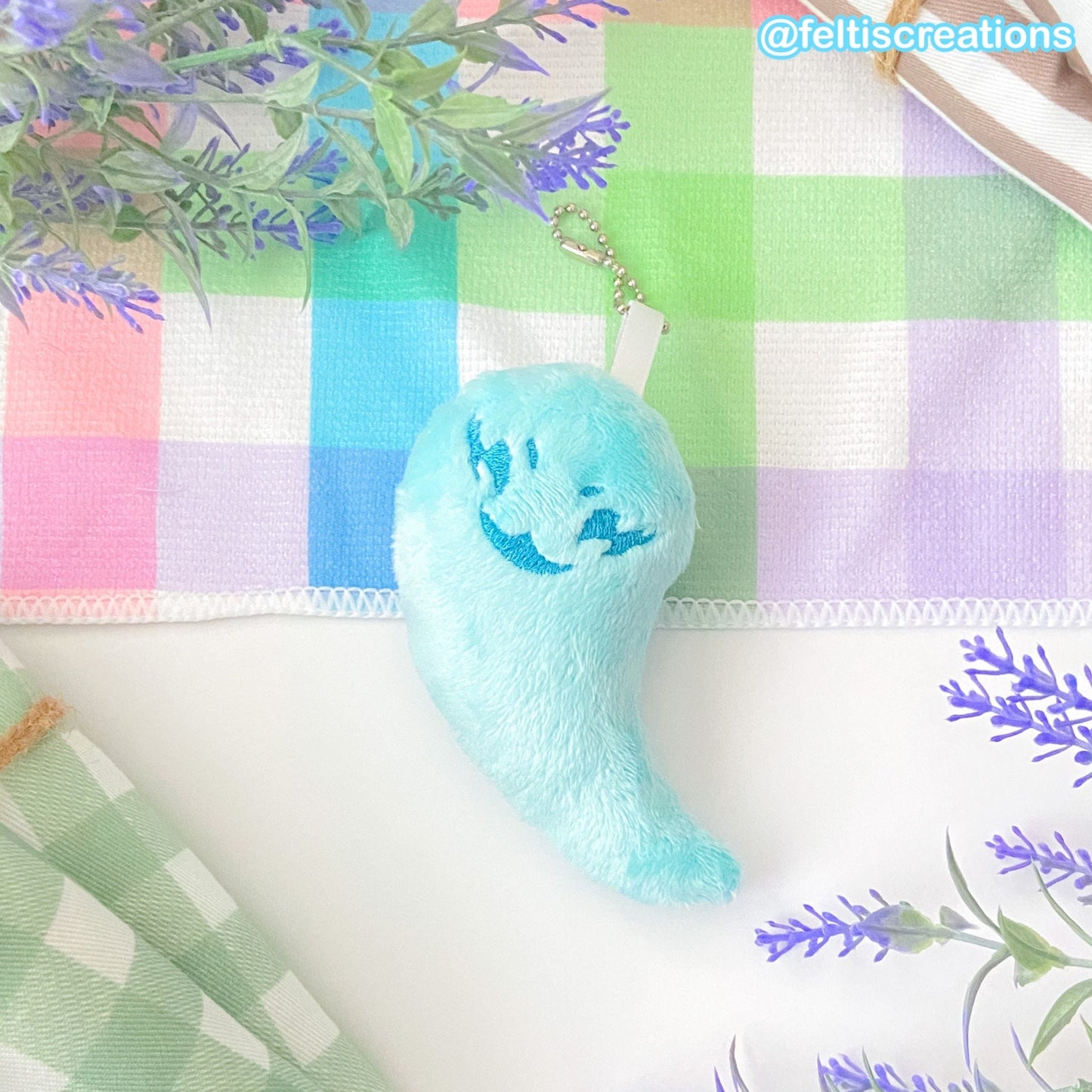 Hu Tao & Qiqi Ghost Companion Plush Keychain