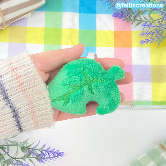 Leaf, Fossil, Pitfall Plush Keychain