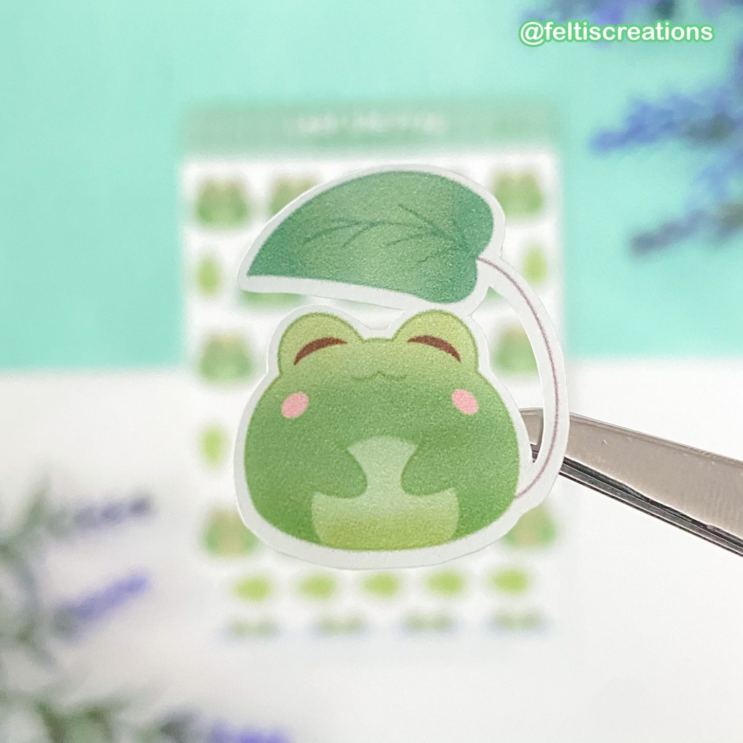 Leaf The Frog Sticker Sheet
