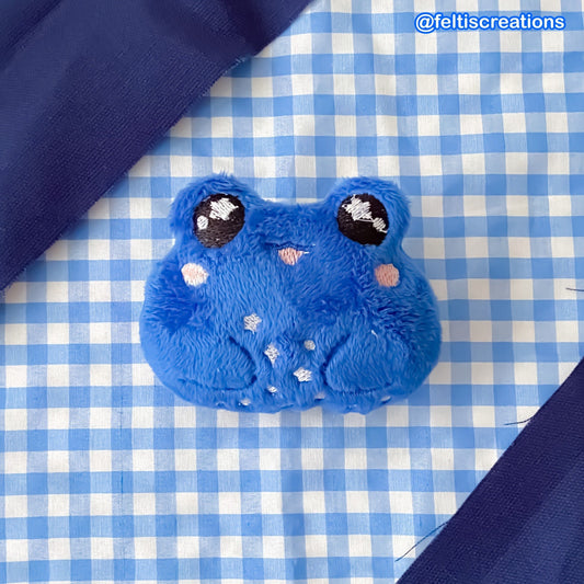 Starry Night Frog Plush Keychain
