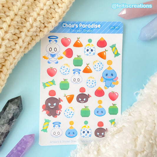 Chao's Paradise Sticker Sheet