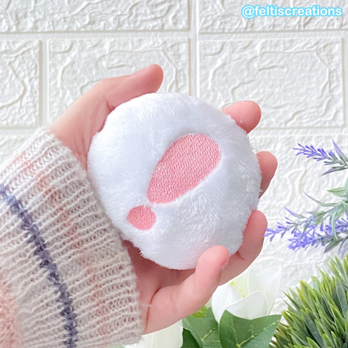 Pastel Leaf, Fossil & Pitfall Plush Keychain