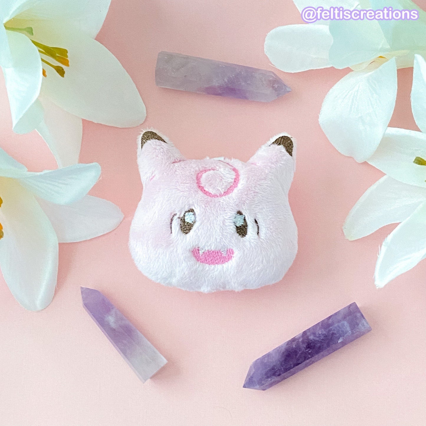 Dark Shadow & Moonlight Fairy Plush Keychain