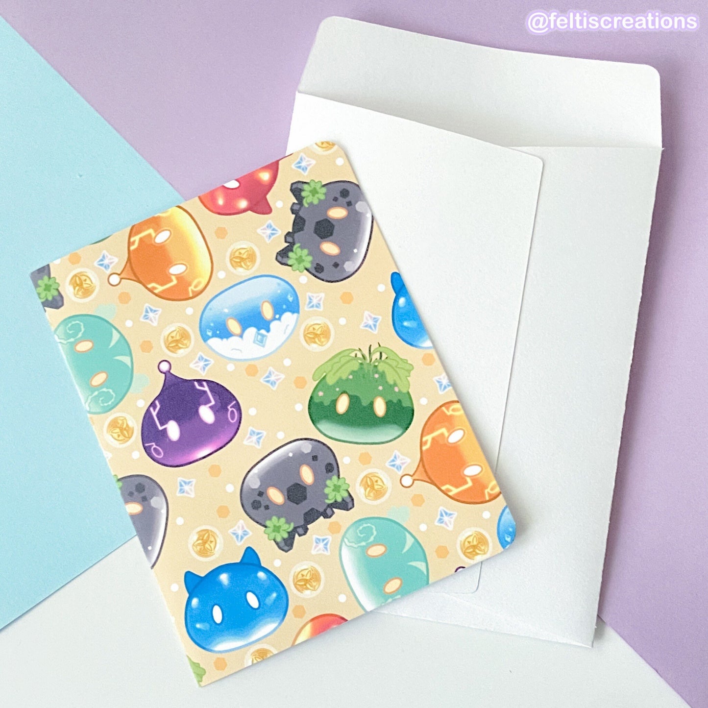 Gacha Slimes Greetings Cards