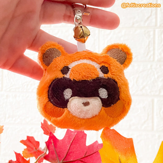 Pyro Panda Plush Keychain