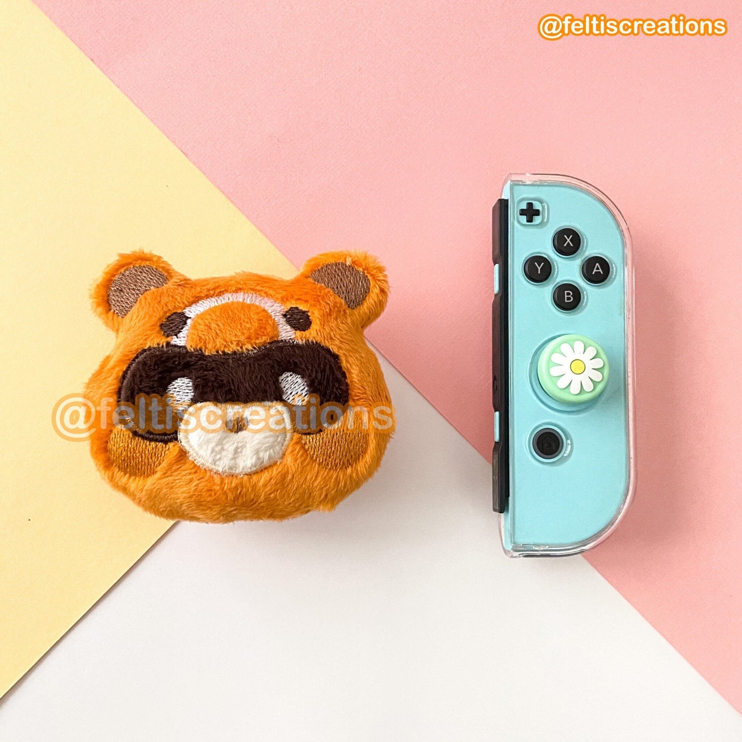Pyro Panda Plush Keychain