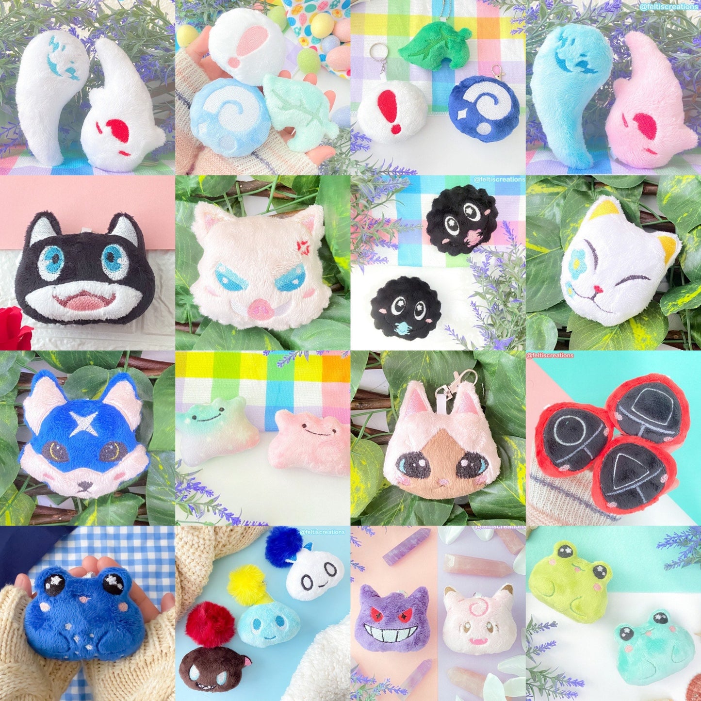 Mystery B Grade Plush Keychain