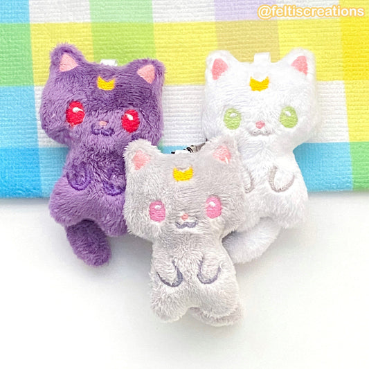 Pretty Guardian Kitties Plush Keychain