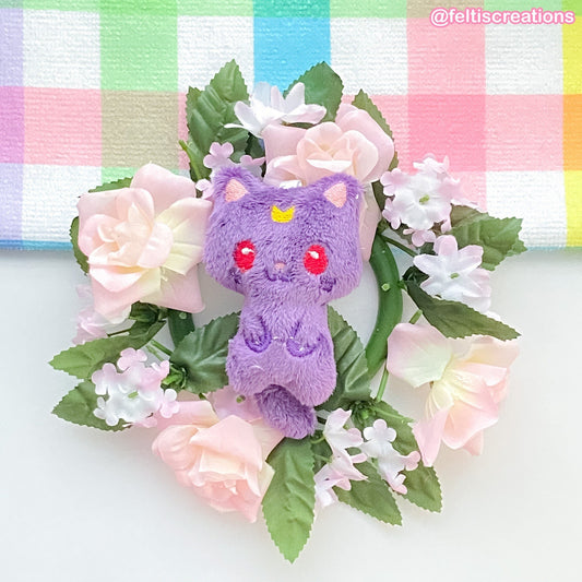 Pretty Guardian Kitties Plush Keychain