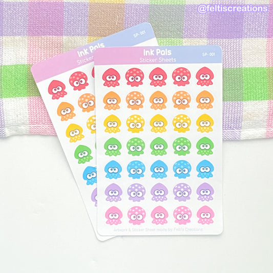 Ink Pals Sticker Sheet