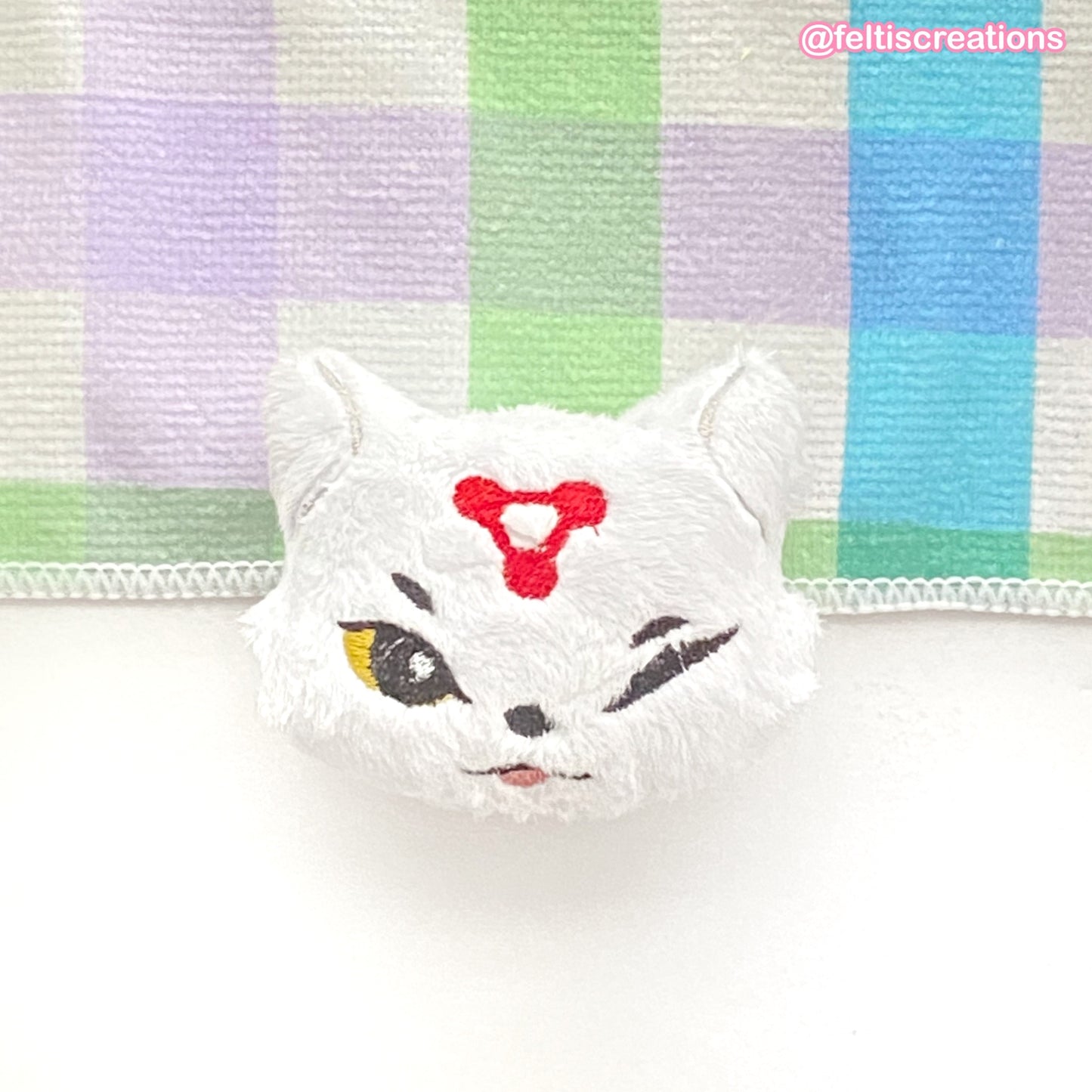 Demon & Divine Dogs Plush Keychain