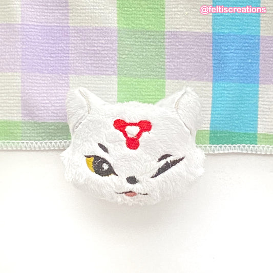 Demon & Divine Dogs Plush Keychain