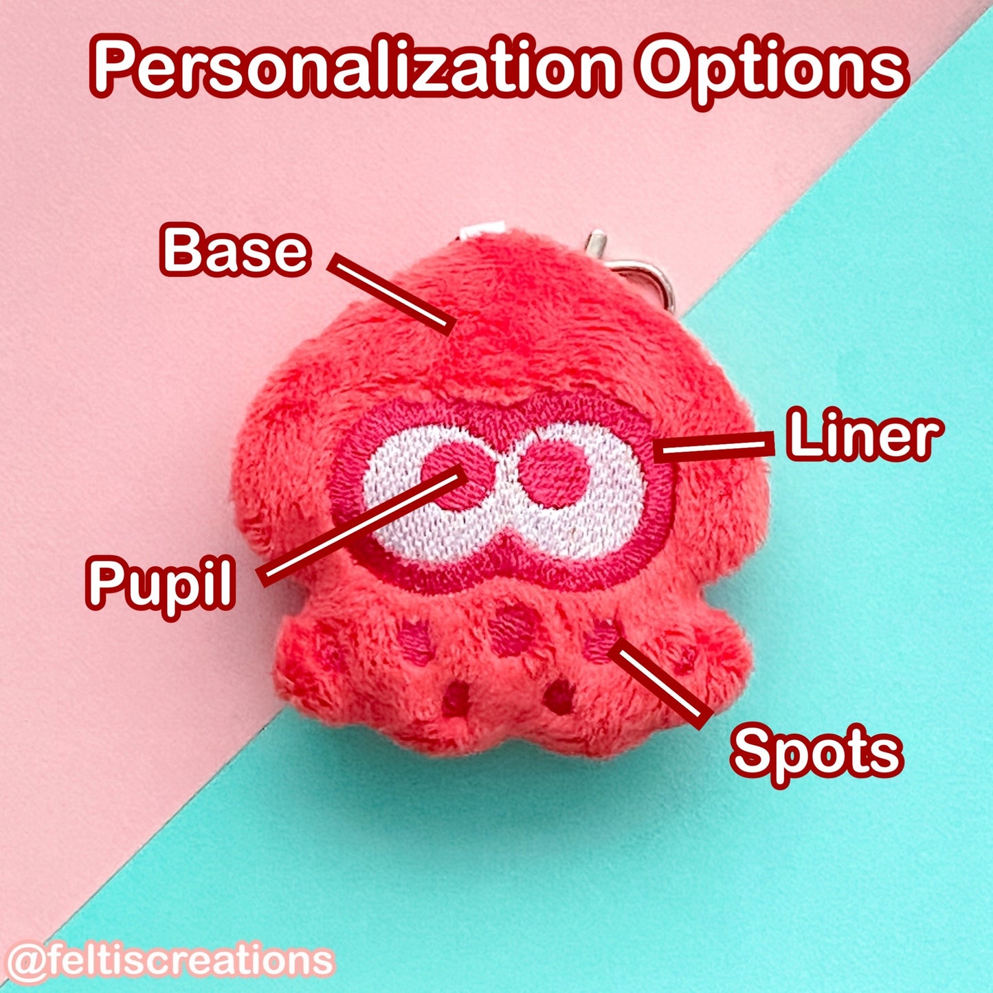Ink Pals Plush Keychain