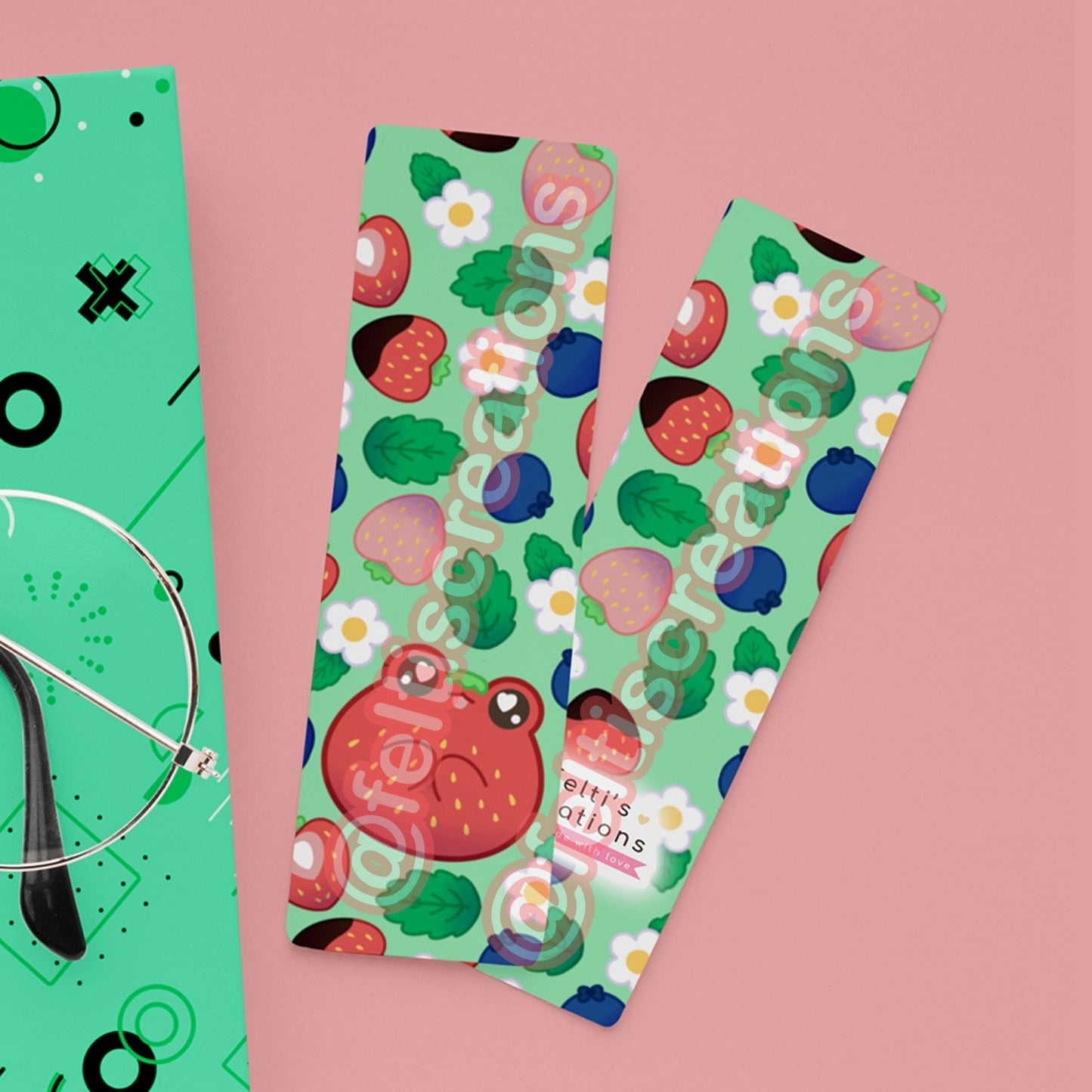 Strawberry Frog Bookmark