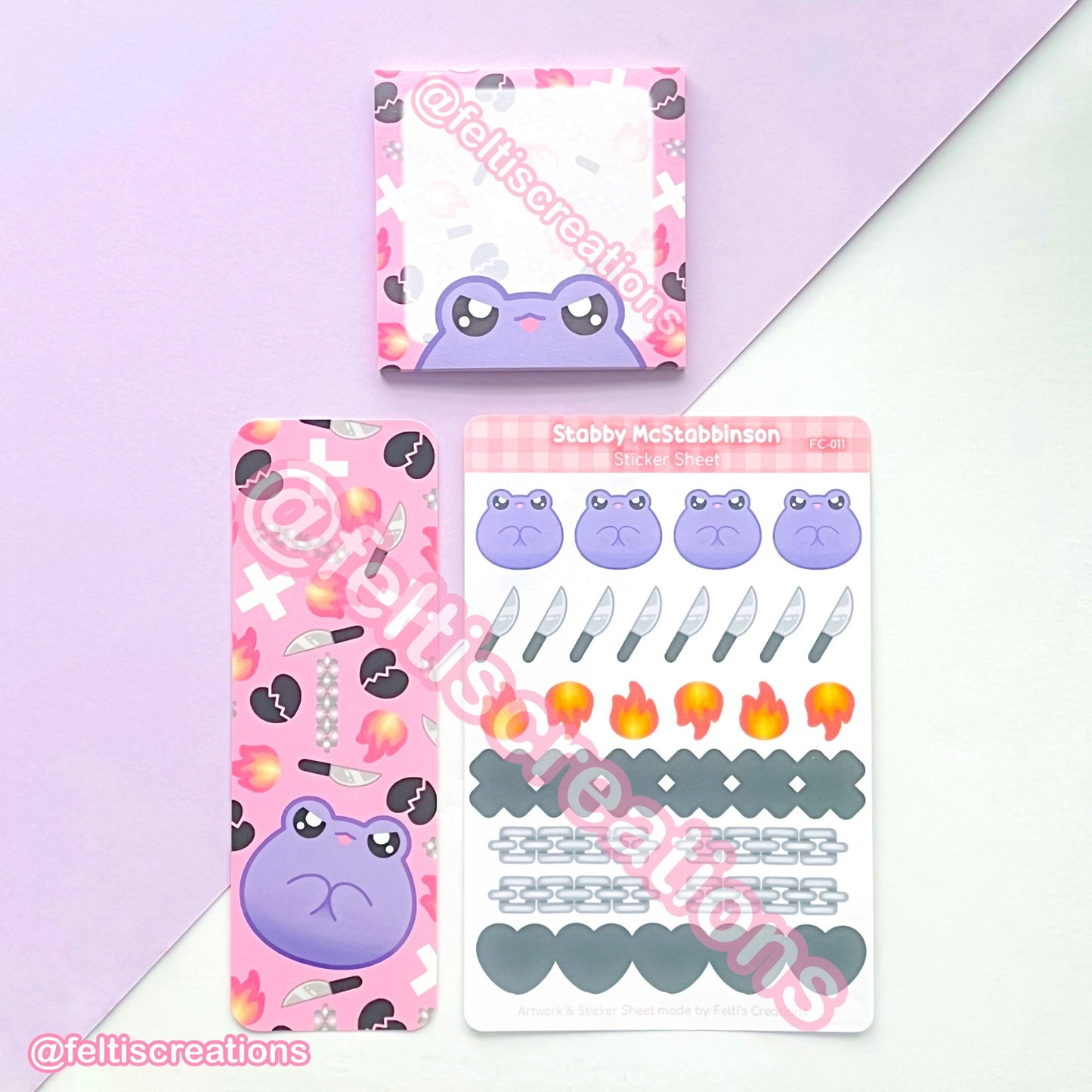 Knife Frog Stationery Bundle