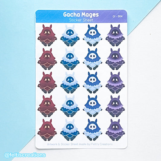 Gacha Mages Sticker Sheet