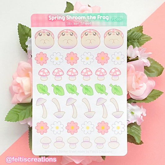 Spring Shroom Frog Stationery Bundle