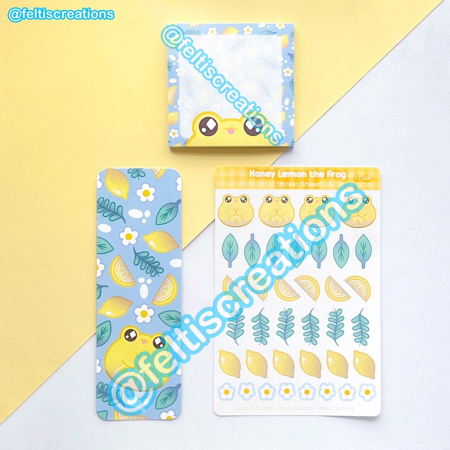 Lemon Frog Stationery Bundle